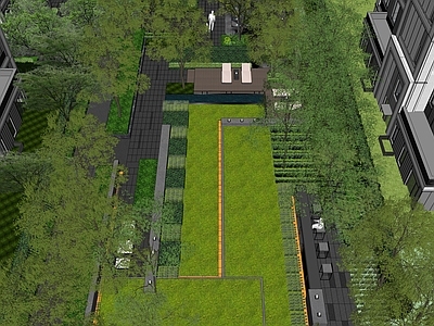 现代轻奢小区景观 住宅大区景观 核心组团景观空间 观景平台 林下卡座 扑救面登高面