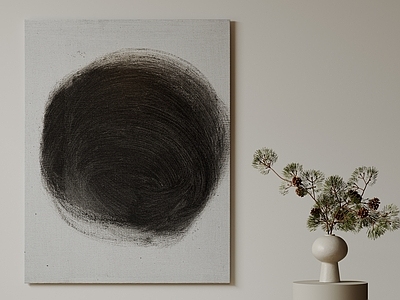 极简挂画 现代极简挂画 抽象装饰画 高端艺术挂画 中古风装饰画 意式肌理油画