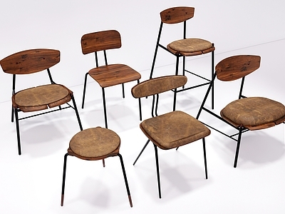 现代复古休闲椅 皮质休闲椅 木休闲椅 金属休闲椅 扶手椅 休闲单椅