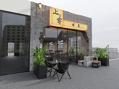 工业风烧烤店 烧烤店 烧鸟店 日料店