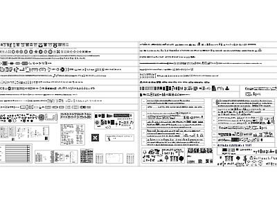 现代家具图库 最全室内家具平立 施工图