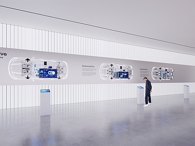 现代工业汽车4S店 展览展示 数字化 车展 交互