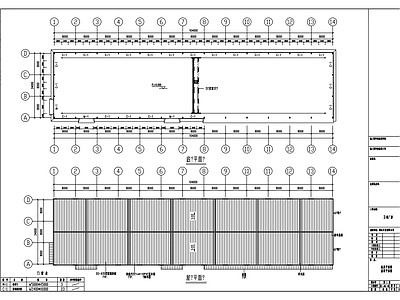 钢结构 B栋厂房 施工图
