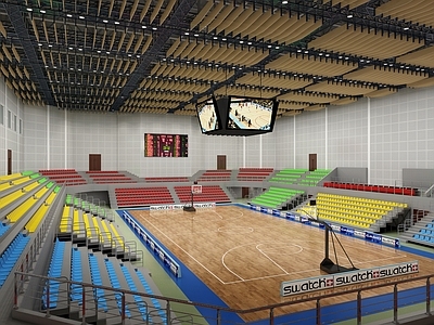 现代体育场馆风格体育馆