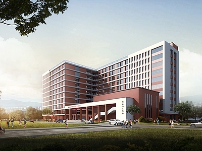 现代主义学校外观