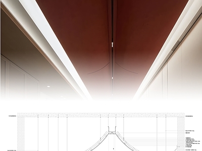 石膏板吊顶 弧形天花节点 天花节点 石膏板天花节点 轻钢龙骨天花节点 木饰面天花节点 施工图