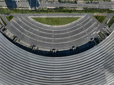 现代其它外景 4K真实停车场贴 室外停车场 大型停车场 室外露台停车场 现代艺术停车场