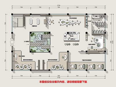现代其他文化空间 书吧 文创空间 施工图