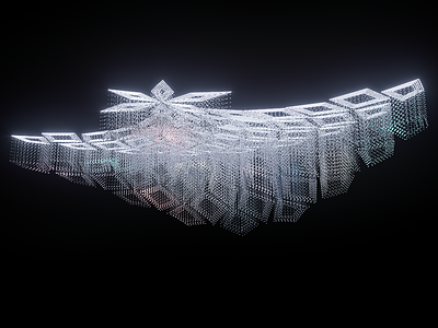 现代极简宴会厅 水晶 水晶珠串 婚礼吊顶 水晶吊顶 宴会厅水晶