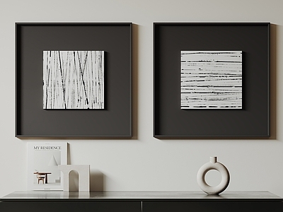 极简挂画 现代极简挂画 抽象装饰画 高端艺术挂画 意式肌理油画 黑白装饰画