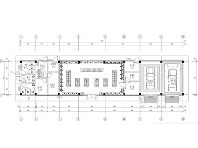 现代其他工装空间 鹿角加油站包装施 施工图