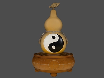新中式现代雕塑 中医葫芦雕塑 景观小品