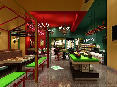 复古混搭风其他餐饮空间