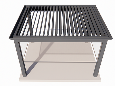 现代欧式亭子 电动百叶凉亭 防风帘 电动凉亭