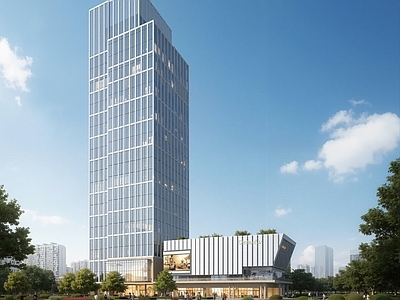 现代酒店建筑 高层酒店 轻奢酒店 高层酒店办公楼 现代酒店公寓 高层办公