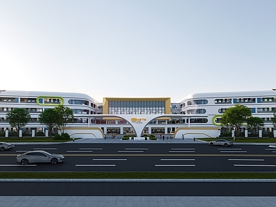 现代简约教育校园景观 现代学校 校园景观 高级学校景观设计 中学景观设计 创意校园景观