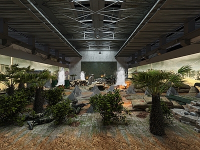 军事主题场景设计其他展厅