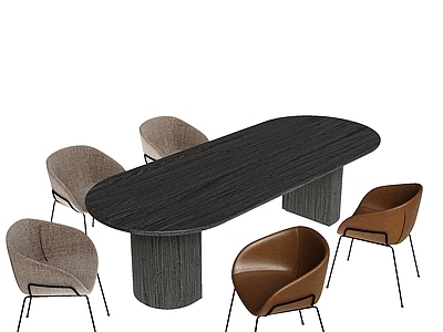 现代简约餐桌椅