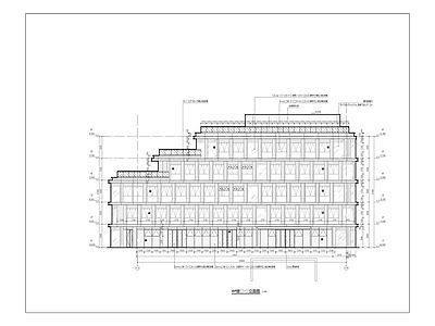 现代办公楼建筑 创新基地 建筑 施工图