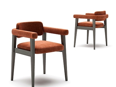 现代简约餐椅 现代意式餐椅 扶手椅