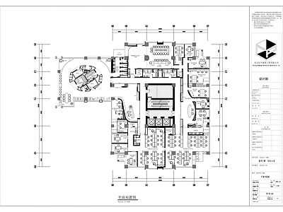 现代轻奢开放办公室 办公会所 总经理办公室 共享办公室 展厅 医疗健康 施工图