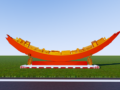 现代其他景观小品 景观小品 景观雕塑 城市雕塑小品