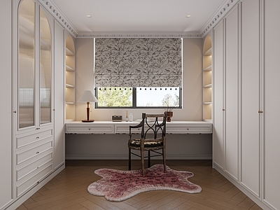 中古风衣帽间 衣帽间 法式衣帽间