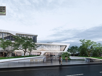 幕墙结构 未来序售楼处全套 平立剖面图 细节图 大样图 钢材 施工图