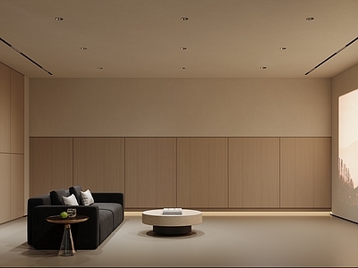 极简影音室 家装影音室 沙发组合 小剧院