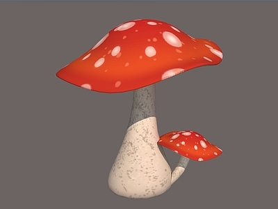 卡通渲染雕塑摆件