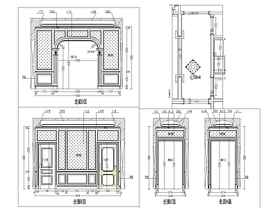 家具展厅 欧式走廊图 展厅走廊图 走廊图 走廊 施工图