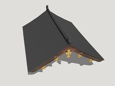 新中式屋檐 坡屋顶 寺庙屋顶 传统建筑屋顶 古建屋顶 斜屋顶