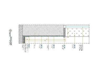 现代窗节点 窗台石节点 窗台收口节点 施工图