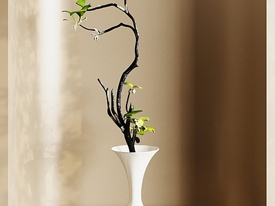 中古侘寂花艺 花艺 干支 枯枝 干花 花瓶