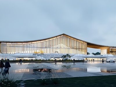 现代其他公共建筑 交通网络服务中心 地上3层 集散中心 施工图