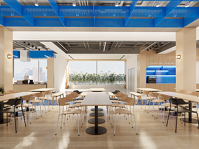现代食堂 餐具回收 餐厅 员工餐厅