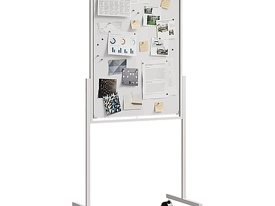 现代简约办公用品 现代白板 办公白板 移动白板