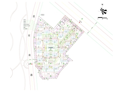 现代住宅楼建筑 安置房 回迁房 居住区住宅 施工图