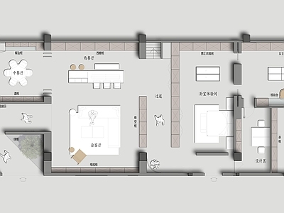 家具展厅 全屋定制展厅设计 施工图