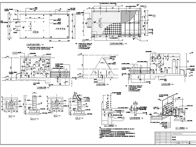 现代民宿建筑 小木屋 施工图