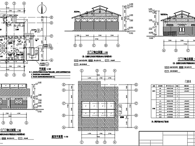景观节点 卫生间结构水电全 施工图