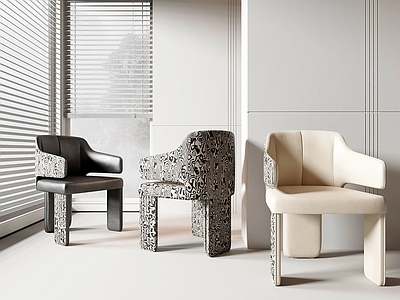 现代轻奢餐椅 现代餐椅 轻奢单椅 单椅 椅子