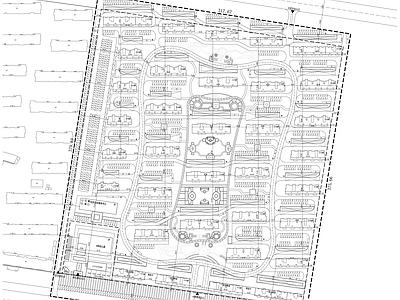 现代住宅楼建筑 居住区住宅 回迁房 安置房 施工图