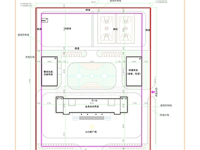 现代行政机构建筑 公安局 行政办公楼 施工图