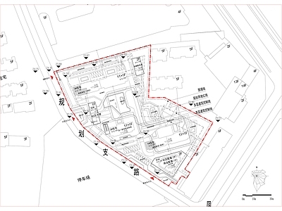 现代住宅楼建筑 居住区 住宅 施工图