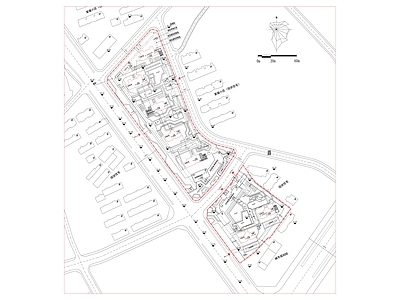 现代住宅楼建筑 居住区住宅 现代住宅 小区 施工图