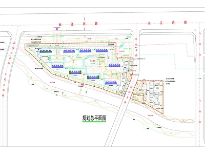 现代住宅楼建筑 居住区 住宅区 安置房 施工图