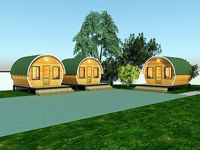 原木其他商业建筑 桑拿房 木屋