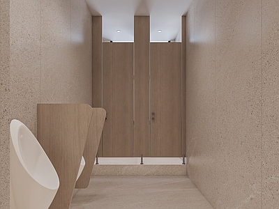 极简公共卫生间 卫生间 办公卫生间