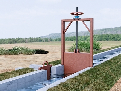 其他工业设备 分水闸 启闭器 水渠灌溉闸